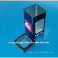 Square Tea Tin Box with Transparent PVC